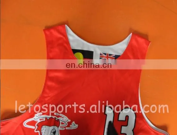 Factory price OEM service custom dri fit sublimated lacrosse pinnies