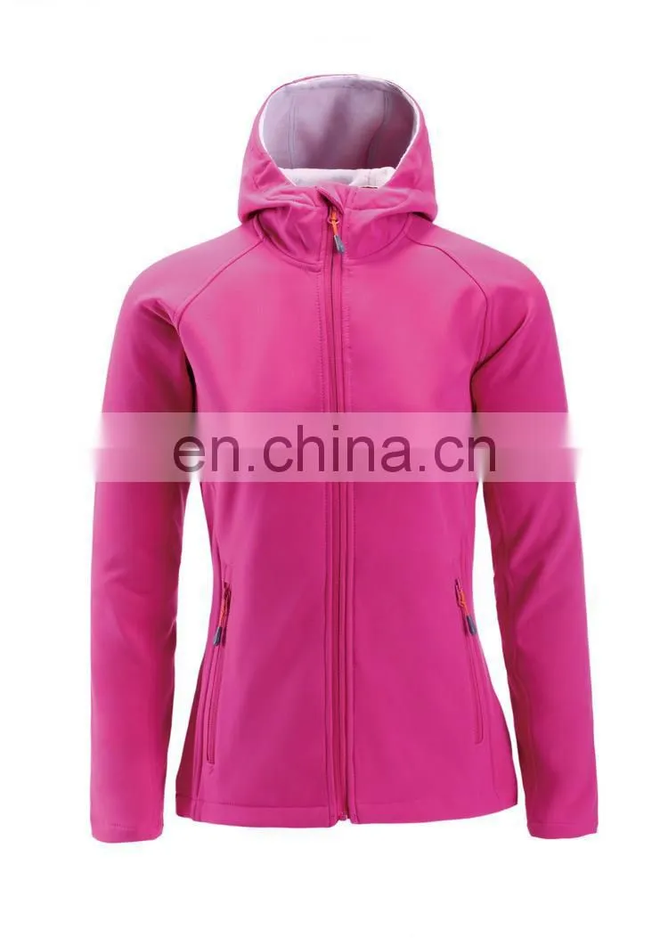 OEM design high quality women's softshell jacket