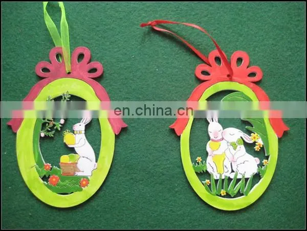 Easter decoration, decorative wooden easter egg