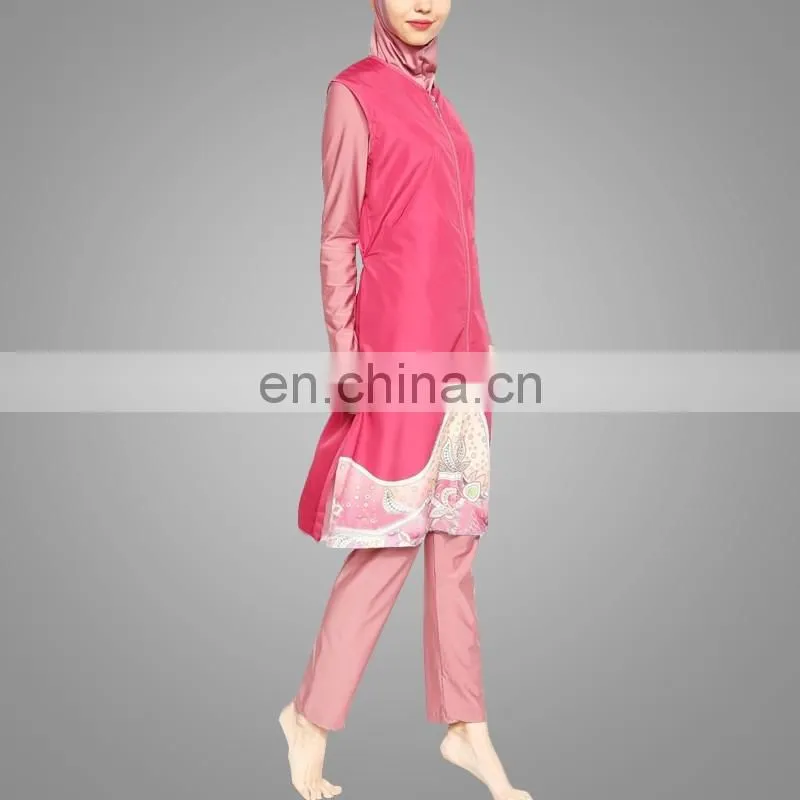 Beautiful Girls Sportswear Suit for Muslim Wear Suitable Muslim Women Sport Suit