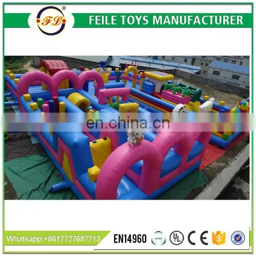 2017 new design giant inflatable water park, inflatable aqua playground, island for kids and adults