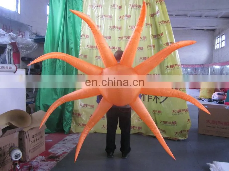 customized backpack inflatable advertising of octopus for stage decoration