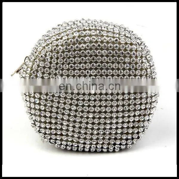 Wholesale High Quality glass stone clutch evening bag