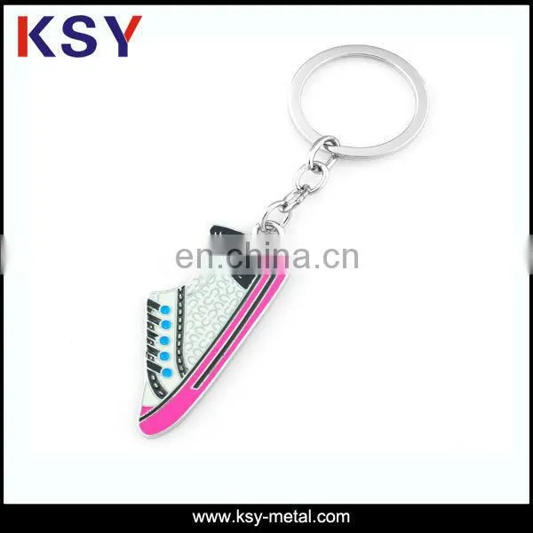 2014 New Arrival Leather metal keychain
