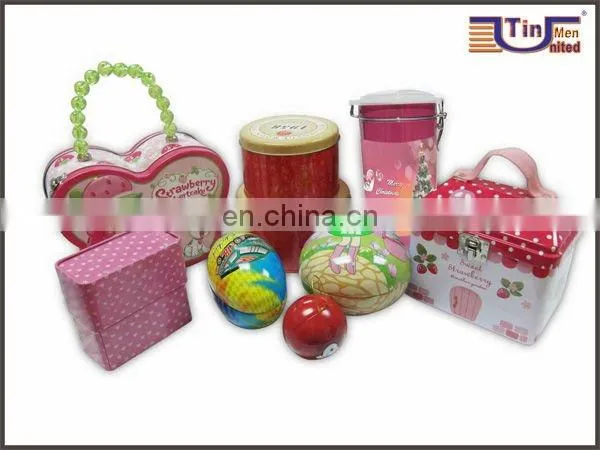 Popular cell battery cigarette tin case with window