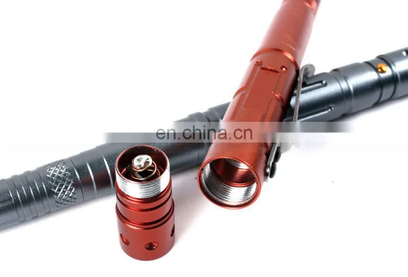 162mm Aluminum Alloy 10 Hour Working Nichia LED Tactical Pen Defense Self Defence