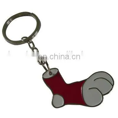 Metal Personalized design your own enamel keychain with letter