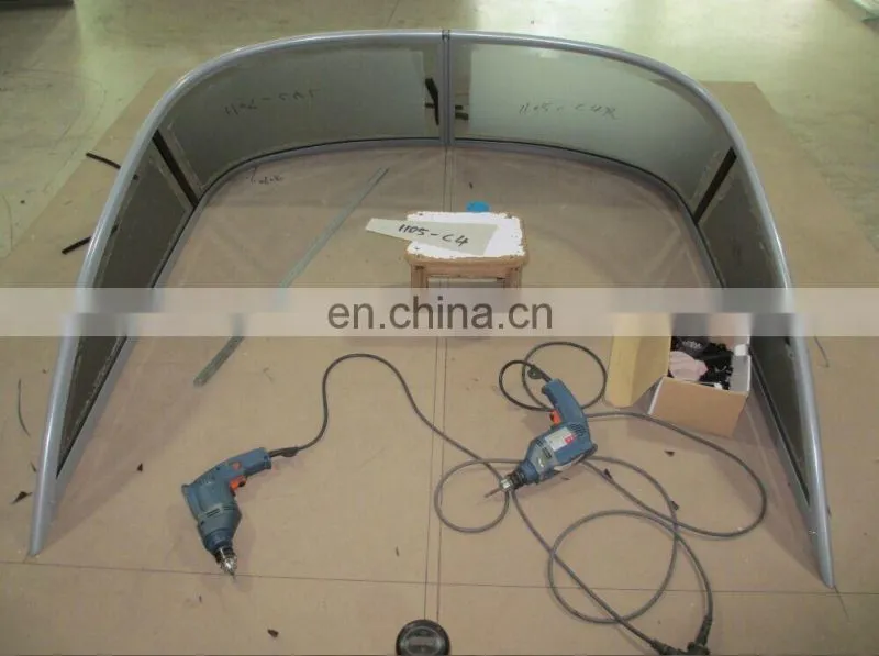 Customized Aluminum Frame Front Windscreen