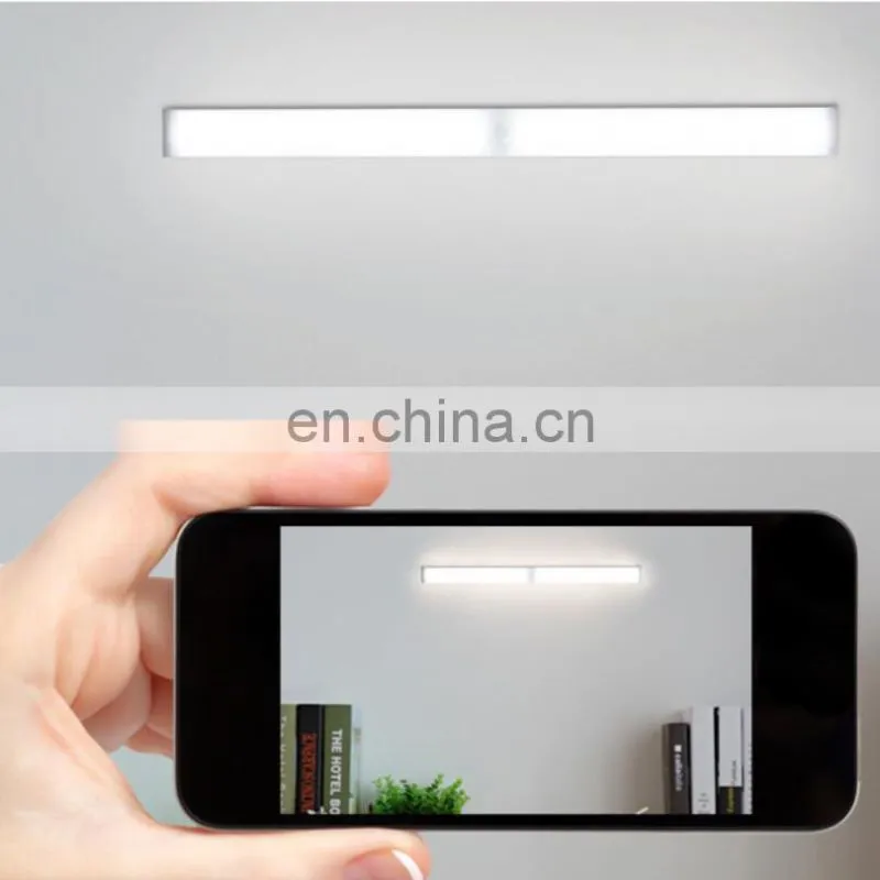 Amazon hot seller wireless night light motion sensor light cabinet lights with usb recharging