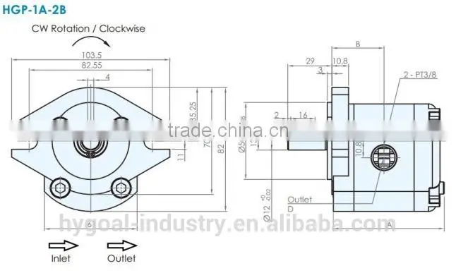 internal gear pump micro gear pump price china supplier
