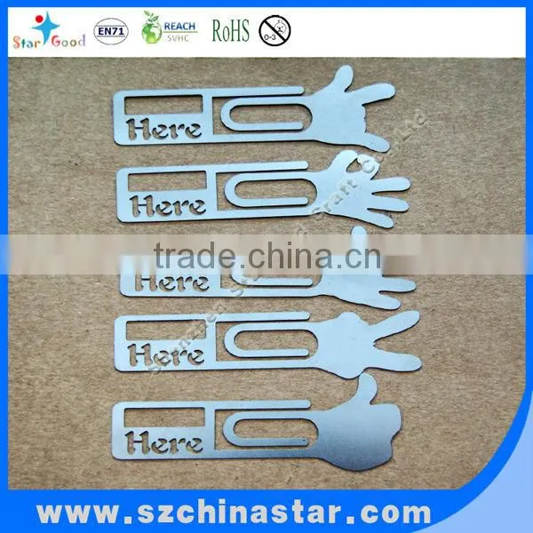New products OEM pvc paper clip 113*45mm
