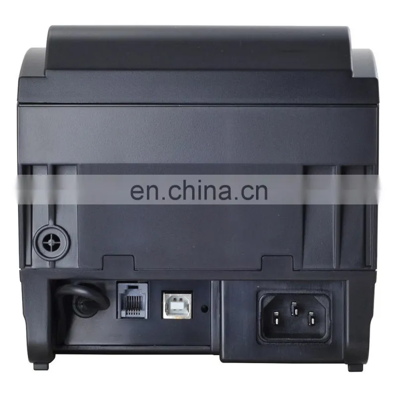 Thermal Label Sticker POS Printer 80mm auto Cutter Kitchen Supermarket Machine