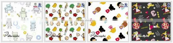 100% Polyester Woven Cartoon Print Fabric
