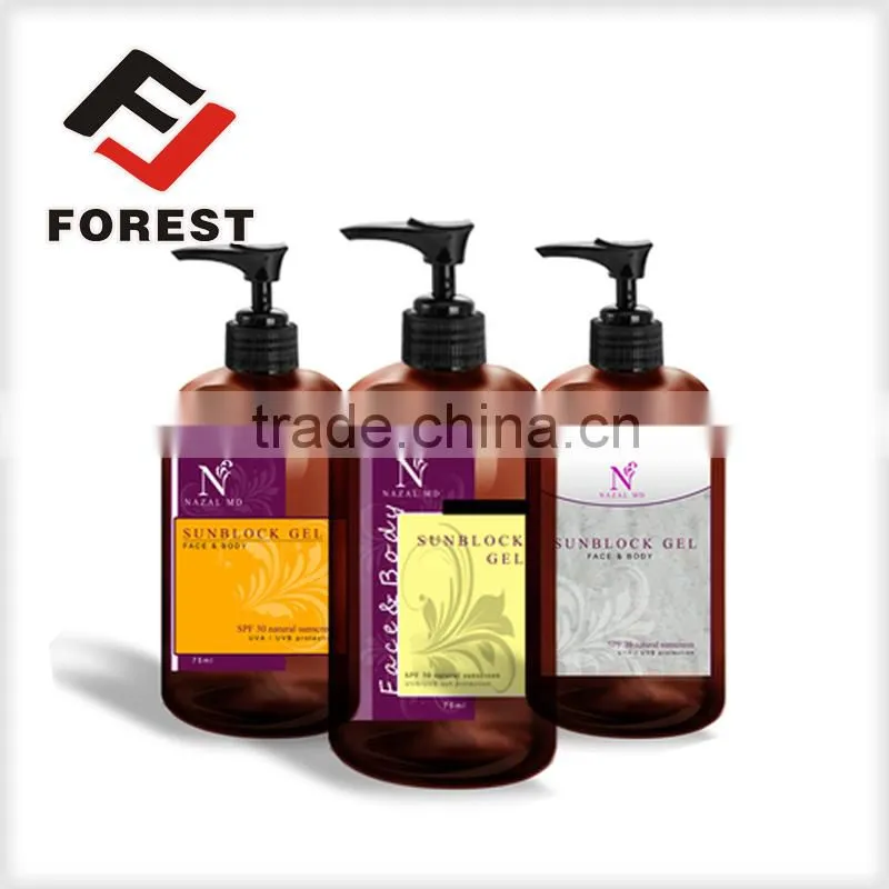 Popular Fancy Beauty Custom Design Cosmetic Labels , glitter vinyl sticker
