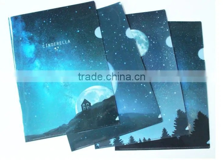 Factory price a4 size eco-friendly plastic protective file sleeve