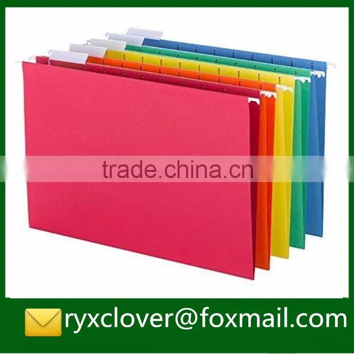 A4 Size Decorative Hanging Kraft Paper Cardboard File Folder