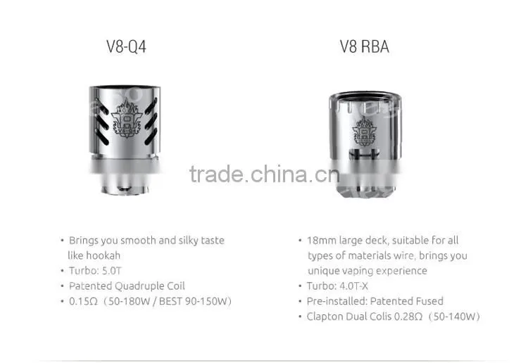 100% Original Smok TFV8 6.0 ml Tank /Black/Silver TFV8 Wholesale, Smok TFV8 Tank Wholesale