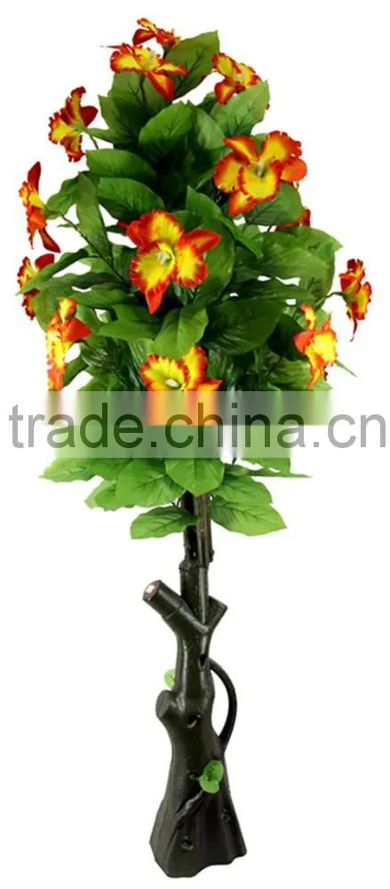 China manufacturer artificial plants artificial green trees with fruits and flowers ,fake flower and fruit trees