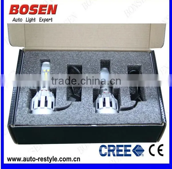 Factory Produce Motorcycle Car Led Headlight H1 H4 H7 H8 H11 9005 9006 Led Headlight Bulbs 12v 30w 40w waterproof high lumen