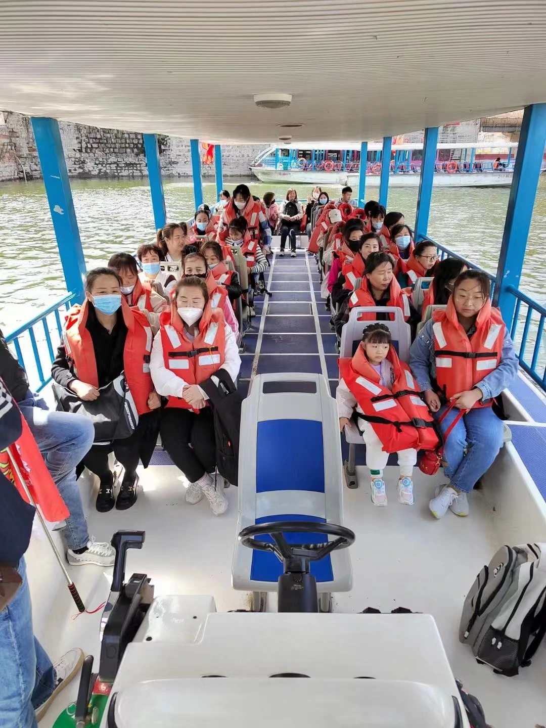 the company organizes workers to travel