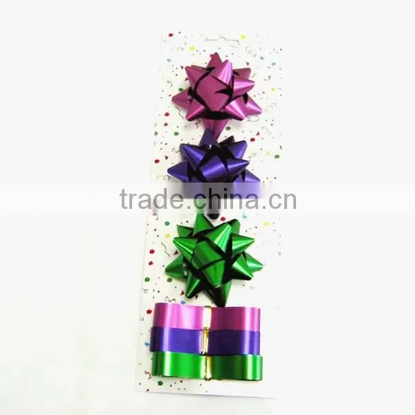 Colorful and Beautiful Ribbon Eggs and Star Ribbon Bows for Decoration Gift/Presant/Flowers