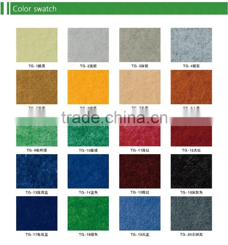 fire proof and sound absorb materials Polyester Fiber Acoustic Panel