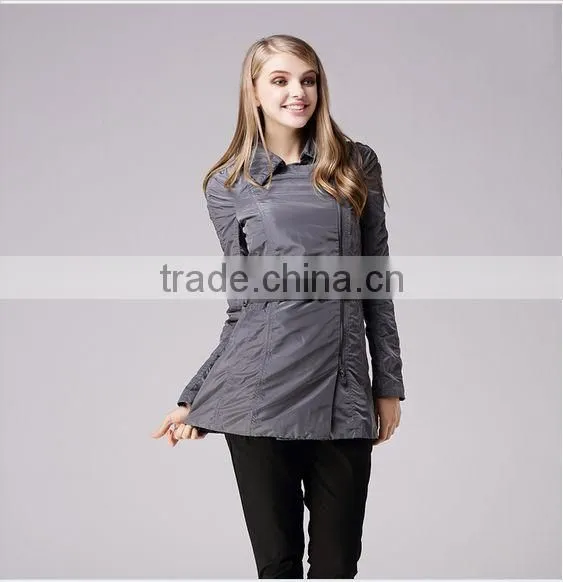 2013 winter new arrival Raincoat design women coat