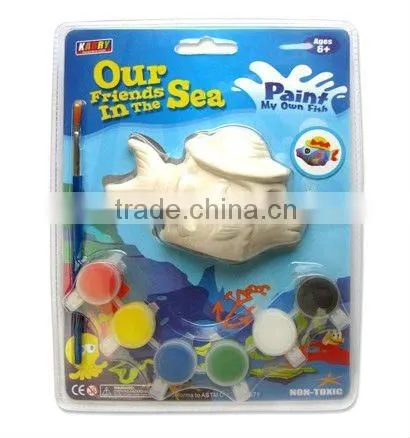 Ceramic bank acrylic paint kit