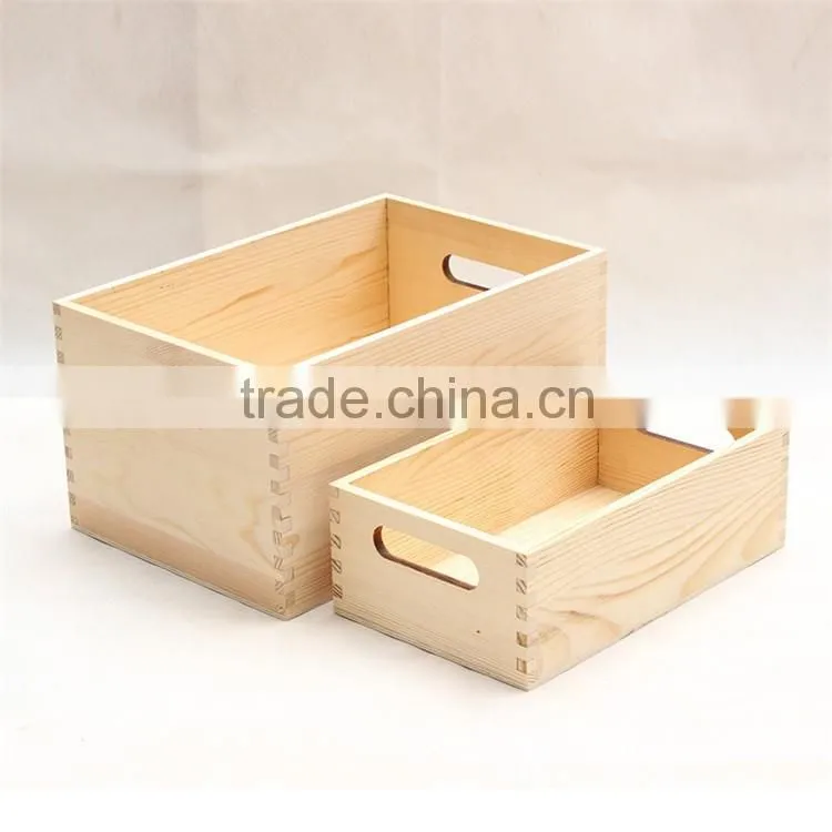 Custom wood boxes for fruit vegetables