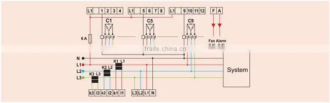 KPC 3F Intelligent Reactive power compensation controller