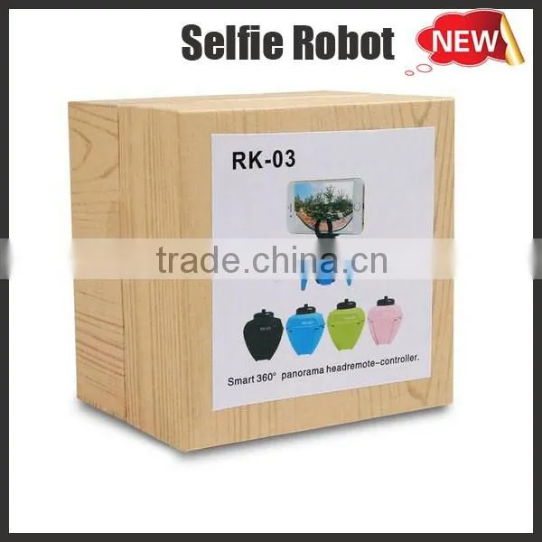 Hot Sale Self-Time take photo Selfie Robot with 360 degree,hands free selfie Robot for all mobile phone