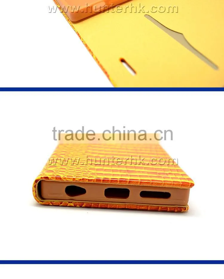 CROCO PU Leather Book Case For iPhone6S