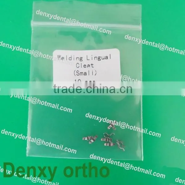 Orthodontic bondable lingual button mesh base lingual button
