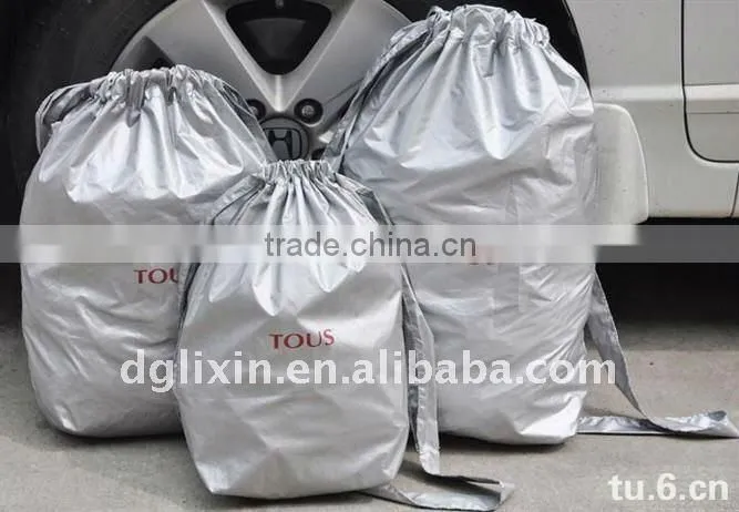 linen drawstring bag