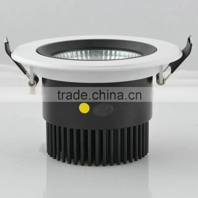 Matter white 10watt up and down cob led downlight led mounted holes95mm recessed down light dimmable led downlight D115*H84mm