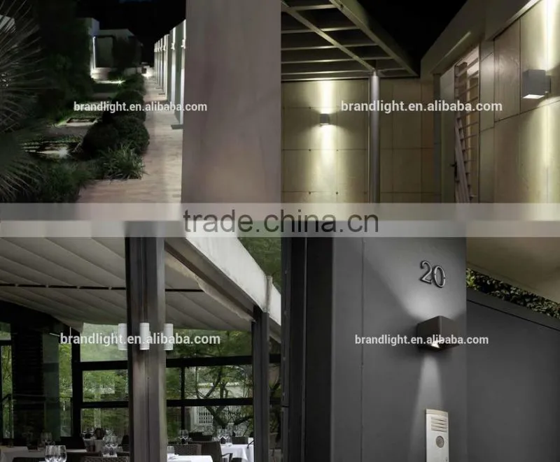 IP65 waterproof led wall light outdoor wall light led 2*3w outdoor