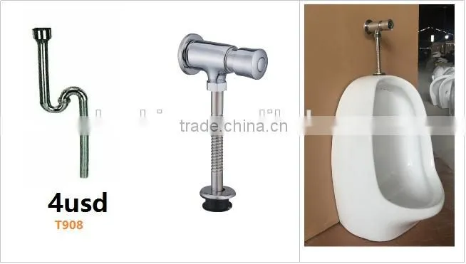 Wall hung ceramic s trap male urinal