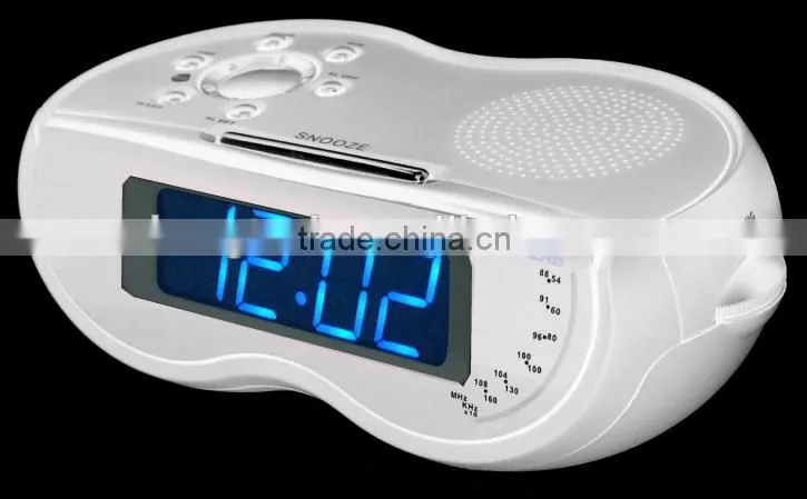 Cheap Hot Stream Designed Table Desktop Alarm Clock Radio