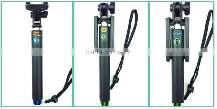 New products flexibile with cable take pole selfie stick