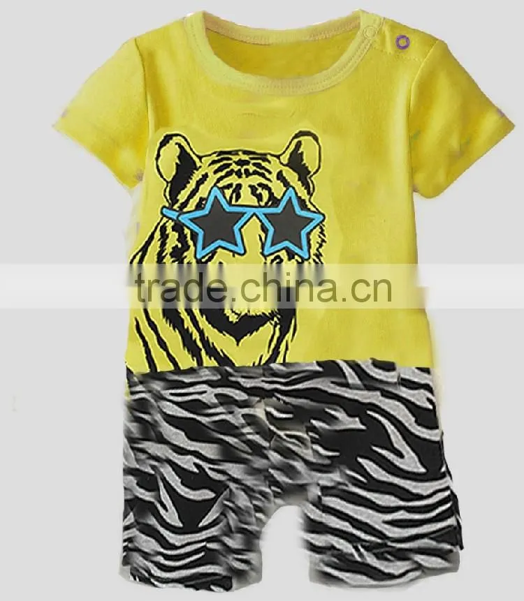 2016 Latest Design Summer Children Clothes Cute Infant&Toddler Animal Jumpsuit Fashion Baby Outfits
