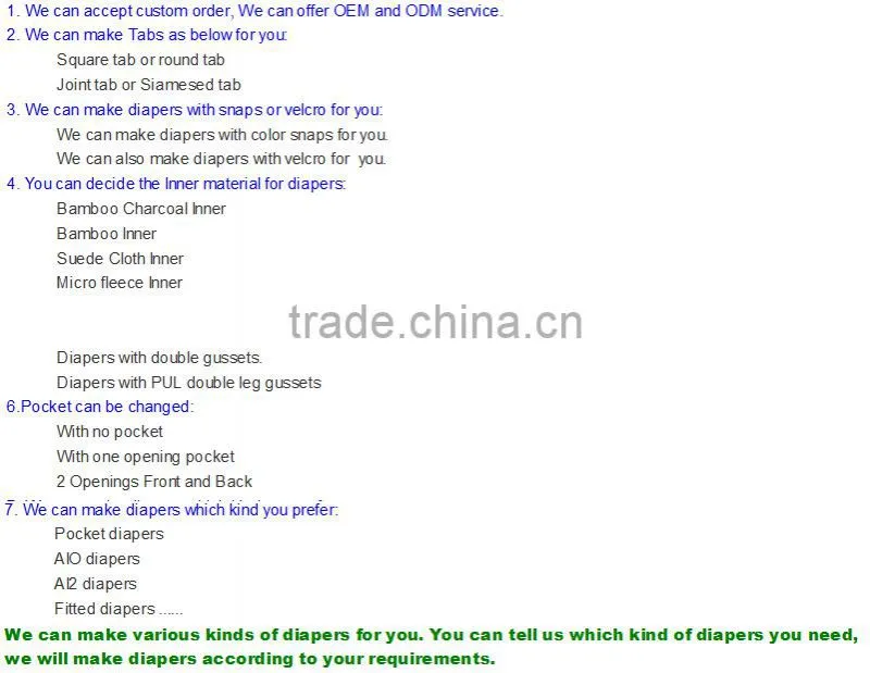 JCtrade China Supplier OEM Cartoon Prints Baby Bamboo Charcoal Diaper