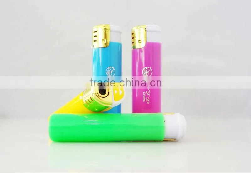 round design solid color windproof lighters