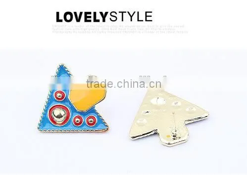 Hot fashion personality triangle stud jewelry