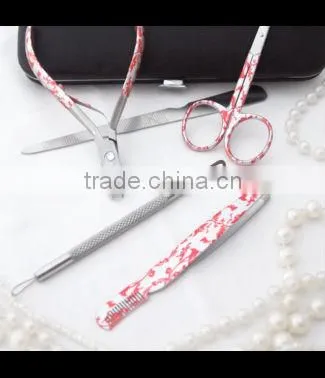 5 pieces Beauty Manicure instruments / Girls travel beauty kit