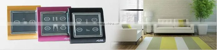 TAIYITO Zigbee Wireless drawbench crystal chandelier touch screen switch