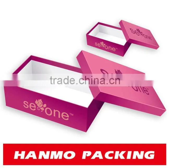custom made&printed paper nike shoe box factory price