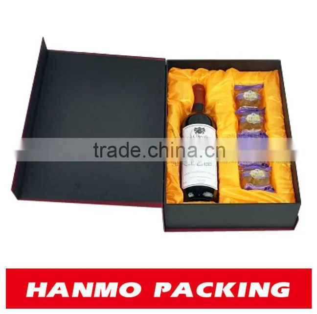 accept custom order and beverage industrial use wine box with eva foam wholesale