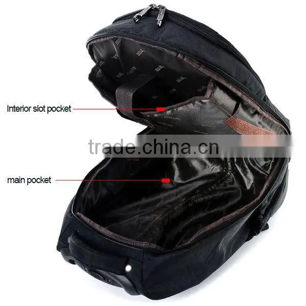 Hot selling cheap trolley laptop backpack with trolley