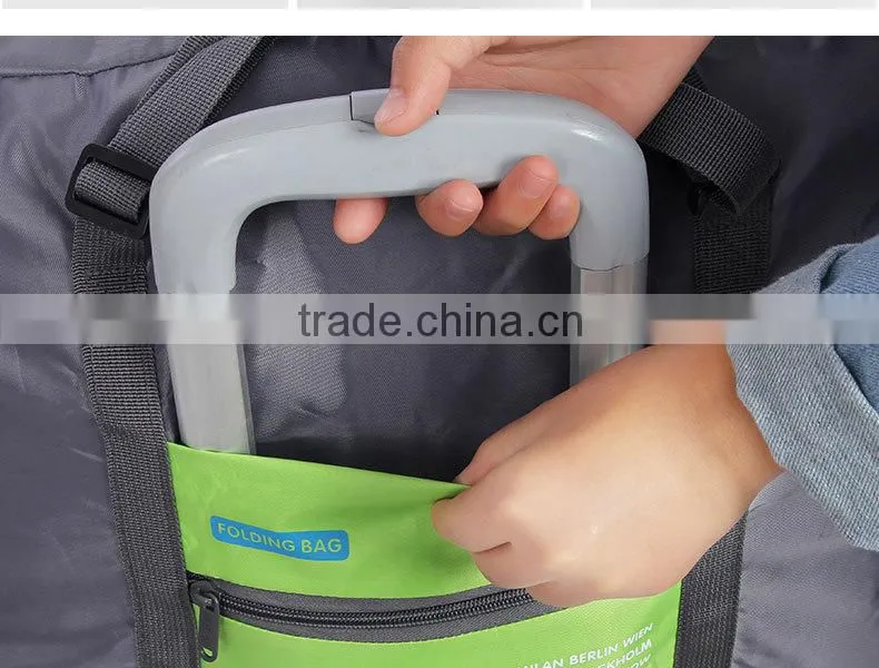 Custom made polyester folding travel bags best travel duffel bag
