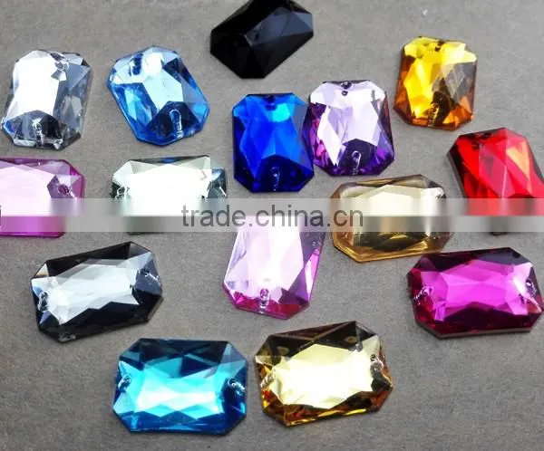 Wholesale sew on tear drop water drop shape glass stones, Irregular Shape Sew On Rhinestone for clothing